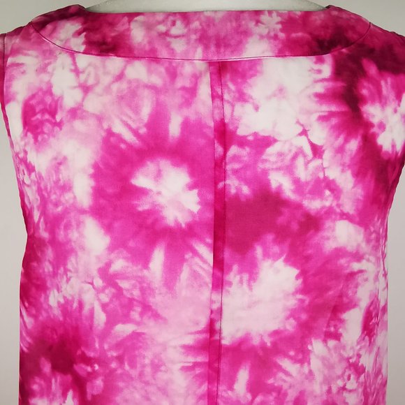 Michael by MK Tie Dye Tunic with Neck detail - Picture 8 of 10